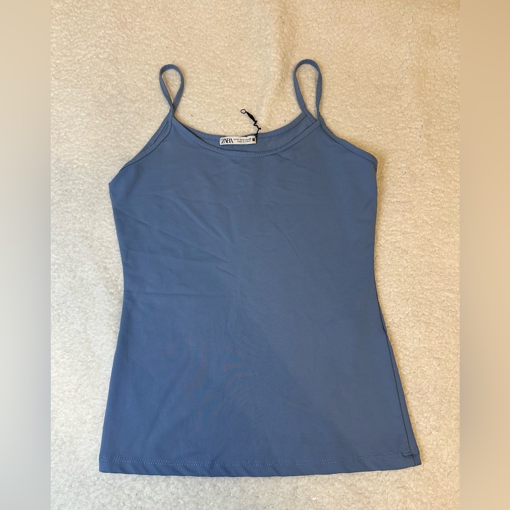 Zara blue camisole tank